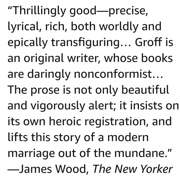 Fates and Furies by Lauren Groff, A Novel Hardcover Book - Picture 8 of 8